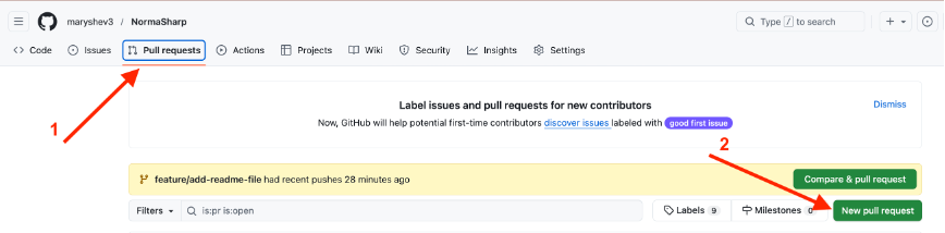 Создание Pull Request