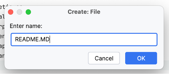 Ввод названия для файла