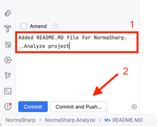 Создание коммита